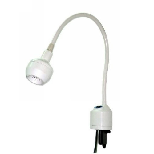 Lampa Badawczo-Zabiegowa FLH-2 LED, z mocowaniem do ściany (z gęsią szyją, bezcieniowa)