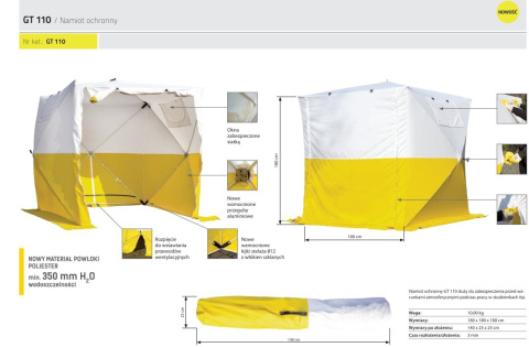 Namiot ochronny protekt GT 110