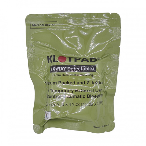 Opatrunek hemostatyczny, militarny KLOTPAD Z-FOLD Opatrunek hemostatyczny, militarny KLOTPAD Z-FOLD