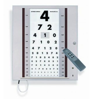 Podświetlana Tablica Okulistyczna "OKO"