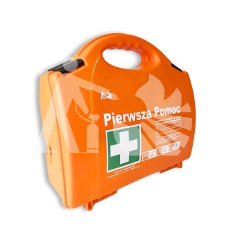 Apteczka walizkowa pomarańczowa mała AP-10 DIN13164 SUPER PLUS