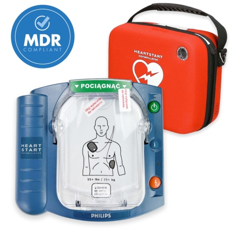 Defibrylator AED PHILIPS Heartstart HS1 w torbie standard