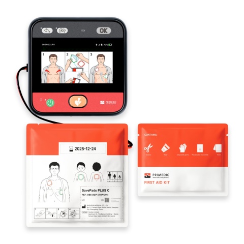 rimedic HeartSave myPAD AED z ekranem LCD