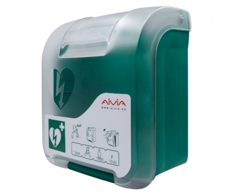 Defibrylator AED iPAD SP1 z szafka Aivia In Defibrylator AED iPAD SP1 z szafka Aivia In