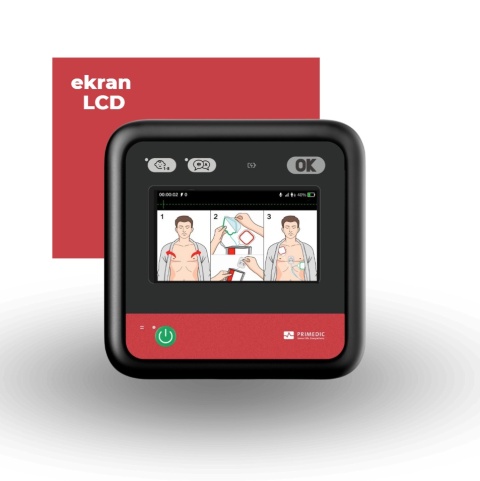 Primedic HeartSave myPAD AED z ekranem LCD