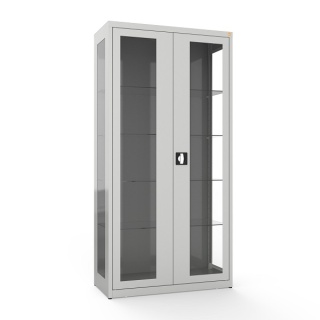 Szafa medyczna 2-drzwiowa, przeszklone drzwi i boki MDB/2s