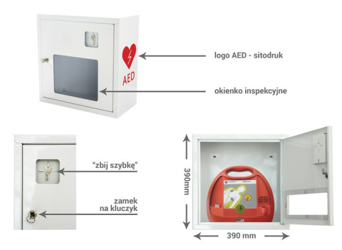 Szafka na defibrylator Szafka na defibrylator