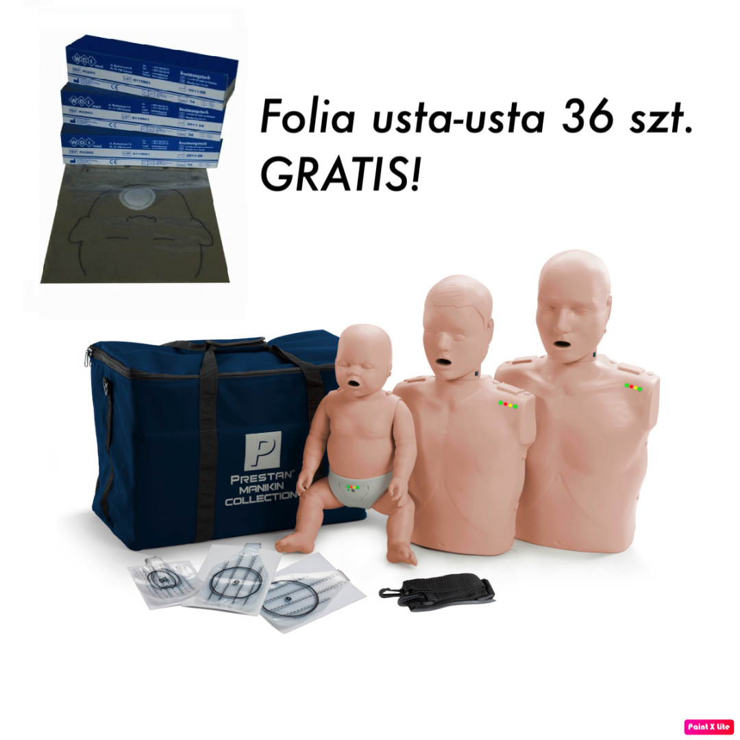 Zestaw 3 fantomów Prestan z diodami LED Zestaw 3 fantomów Prestan z diodami LED