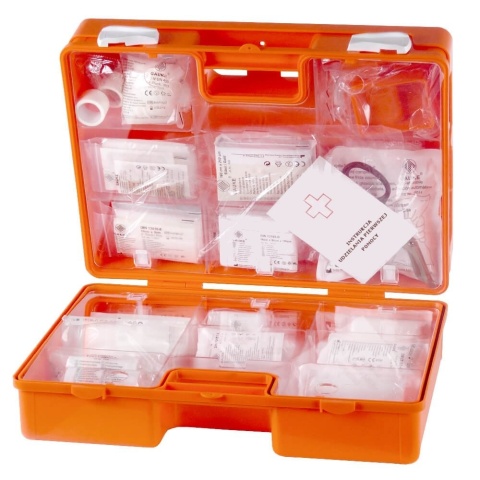 Apteczka K20 (wkład 2 X DIN 13157) + opatrunki hydrożelowe