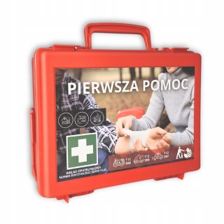 Apteczka w opakowaniu z tworzywa AZP - 7 DIN 13164 PLUS
