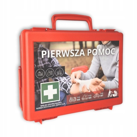 Apteczka w opakowaniu z tworzywa AZP - 7 DIN 13164 PLUS
